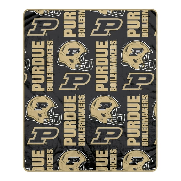 Pegasus Purdue Boilermakers 50" x 60" Homefield Stacked Logos Ultra Soft Blanket