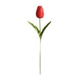 thumbnail image 2 of LKZQHMC Fake Flowers Tulips Artificial Silk Flower 1pcs Real Touch 13.4" for Spring Easter Home Kitchen Wedding Bouquet Bulk Mother's Gift Day Decorations(Red,1), 2 of 9