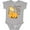 AC-Heather Grey, variant on My Nana Loves Me Boys or Girls Baby Bodysuit