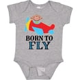 thumbnail image 3 of Inktastic Boys Future Pilot Monkey Airplane Boys Baby Bodysuit, 3 of 5