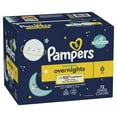 Pampers Swaddlers Overnight Diapers Size 6, 72 Count (Select for More