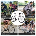thumbnail image 6 of Hykolity Road Bike, 700C Hybrid Bikes with 14 Speed Drop Bar, High Carbon Steel City Commuter Bicycle, Urban Adult Bike with Caliper Brakes, Racing Bicycle for Men and Women, White, 6 of 9