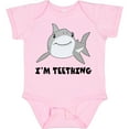 thumbnail image 3 of Inktastic I'm Teething Cute Shark Boys or Girls Baby Bodysuit, 3 of 5