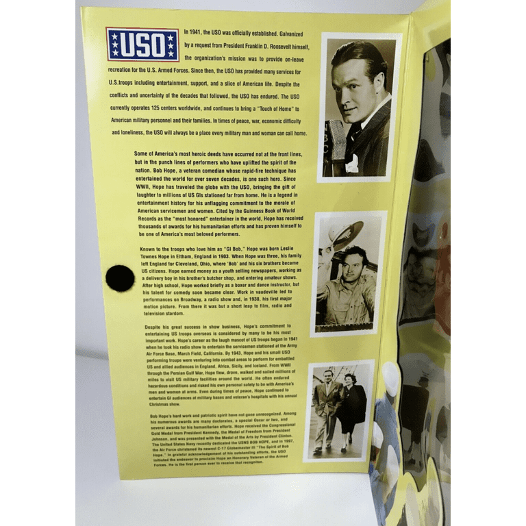 新品1/6 アメリカ軍慰問ツアー ボブホープ・Bob Hope GIジョー