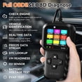 thumbnail image 7 of OBD2 Scanner,  SC103  Code Reader Diagnose Check Engine Light Smog Check DTCs Scan Tool Live Data Stream  Test for  Since 1996, 7 of 7