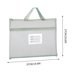 thumbnail image 3 of Kojanyu Handheld Thick A4 Student Double-Layer Mesh Document Bag,Large Capacity Homework Organizer,Transparent Paper Storage Bag for School and office Use, 3 of 5