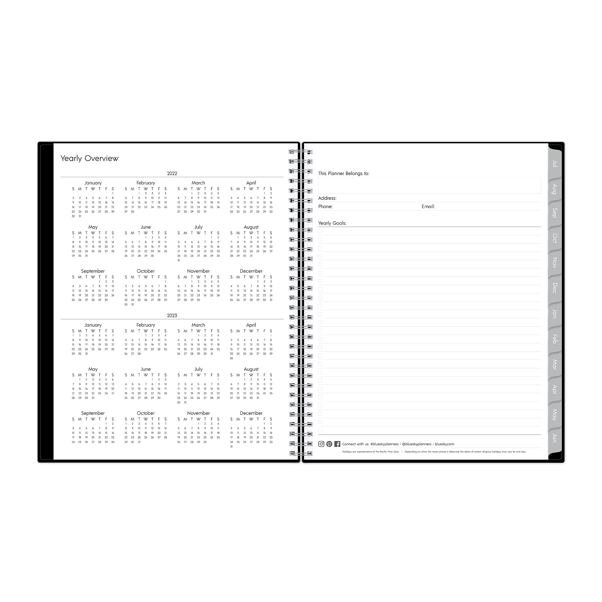 Buy Blue Sky 20222023 Weekly/Monthly Planner, 8.5 x 11, Enterprise