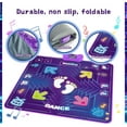 thumbnail image 6 of Dance mat - Rhythm step play mat - Dance game toy mat with LED light, adjustable volume, built-in music, 3 challenge levels, perfect parent-child gift, 6 of 9