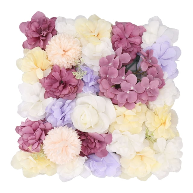 Fondo de pared de flores artificiales,Paneles de pared de flores artificiales Decoración de pared de flores artificiales Paneles de pared de flores artificiales Rendimiento inigualable