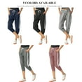 thumbnail image 6 of SPECIALMAGIC Women's Capri Sweatpants Casual Jogger Pants with Pockets Yoga Running, 6 of 7