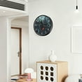 thumbnail image 6 of Voice Activated Clock with Glow Light 12 Inch Large Silent Wall Clock Battery Operated for Home Decor Scary Shark, 6 of 8