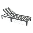 thumbnail image 4 of LeisureMod Chelsea Modern Aluminum Outdoor Chasie Lounge Chair with Black Cushions, 4 of 12