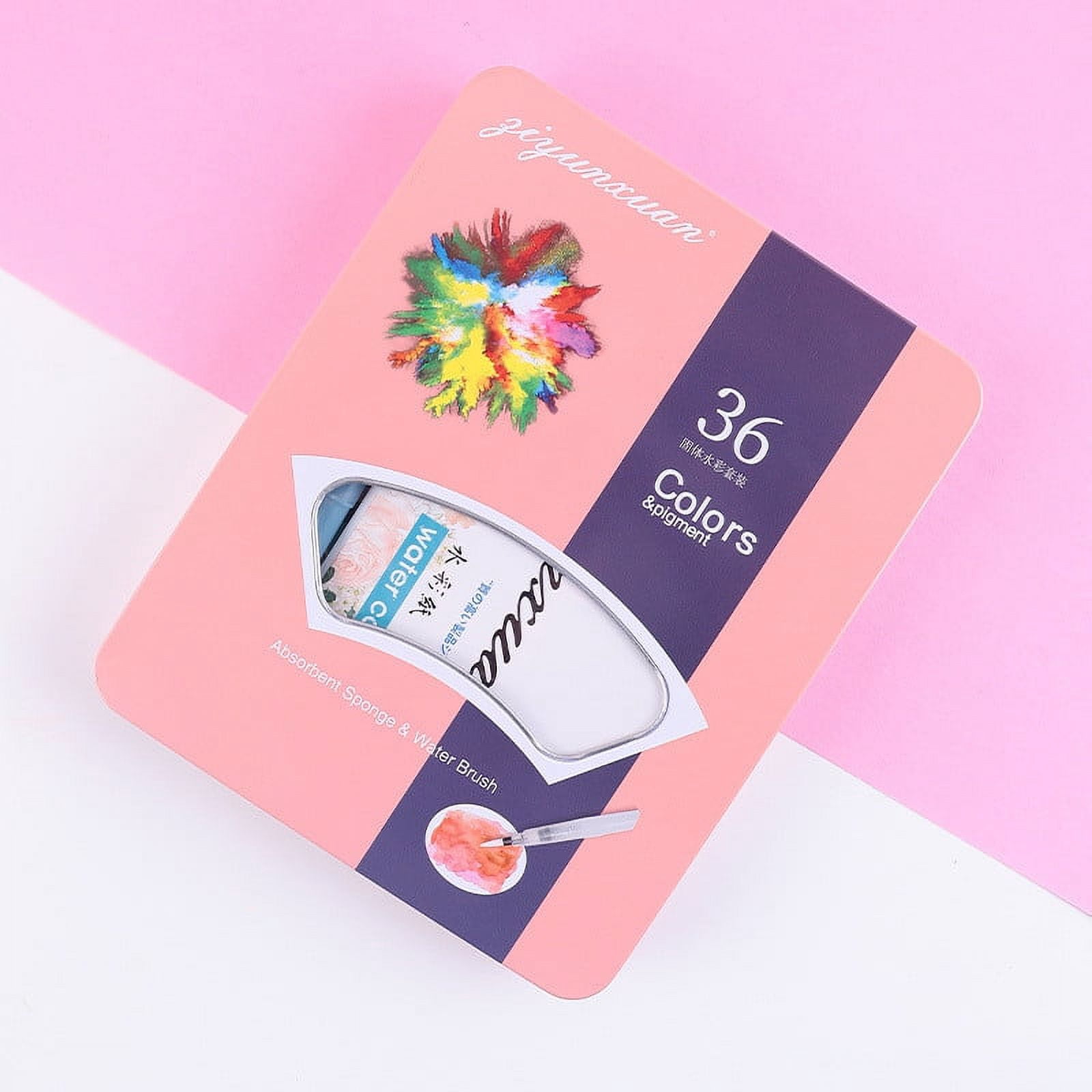 Clearance Pen under $10,Quality High Brush 36/48 Color Set DIY Water Solid Paint Watercolor Stationery