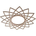thumbnail image 2 of 28"OD x 10 3/4"ID x 1/4"T Eleanor Wood Fretwork Pierced Ceiling Medallion, Wood (Paint Grade), 2 of 3