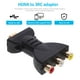 thumbnail image 5 of Adaptador de audio y video RCA a 3 RGB, convertidor de componentes AV para proyectores de DVD HATV 720P 1080iP 1080P (negro), 5 of 8
