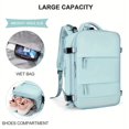 thumbnail image 4 of 1pc Large Travel Backpack For Women Men, Carry-on Backpack, Hiking Backpack Waterproof Outdoor Sports Rucksack, Casual Backpack Travel Essentials, 4 of 5