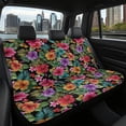 thumbnail image 5 of Uourmeti Tropical Hibiscus Floral Car Seat Covers with SUV Van, Non-Slip Stretch Car Back Seat Covers(2 Pack), 5 of 5