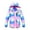 Purple, variant on Kids Outdoor Rain Jackets Coat Child Girl Raincoats Winter Windbreaker with Hood Long Sleeve Lightweight Jacket (Purple,5-6 Years)