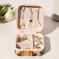 thumbnail image 6 of Giraffe Travel Portable Square Jewelry Box with Necklace Organizer, Earring Organizer, and Display Case - Ideal for Rings, Earrings, Necklaces, Bracelets, and More - Suitable for Girls and Women, 6 of 6