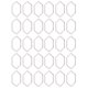 thumbnail image 5 of 30 piezas de moldes para colgantes huecos de bisel abierto de acero inoxidable con marco de resina hueca en forma de hexágono para bricolaje Hexagonal L, 5 of 14