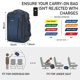 thumbnail image 3 of Mochila de viaje ECOHUB Spirit Airlines Carry On 30L Azul, 3 of 8