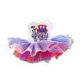 thumbnail image 2 of FeiFu 4th of July Girl Dog Dress with Independence Puppy Clothes for Small Dog 1st Independent Day Outfit Patriotic Pet Princess Skirt, 2 of 6