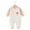 Pink1, variant on Diufon Newborn Baby Boy Girl Cotton Bodysuit Infant Long Sleeve Thickened Warm Romper Fall Winter Casual Jumpsuit