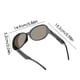 thumbnail image 5 of Shakven Gafas con parlantes,Gafas de sol con audio para hombres,Gafas de audio polarizadas ligeras | Gafas de sol inalámbricas con control de voz, gafas de sol con protección UV con micrófono y, 5 of 5