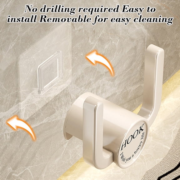 Adhesive Over The Door & Wall Mounted Slipper Rack, No Drill Bathroom Shoe Organizer, Space Saving Water-Resistant Plastic Storage for Shower, Kitchen, Apartment