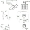 thumbnail image 4 of Pfister Bronson Valve only Trim with Lever Handle, 4 of 5