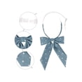 thumbnail image 3 of INSPIRE CHIC Cravates à Pois pour Femmes, Élastiques, Ajustables, Col Pré-Noué, Ruban, Nœud Papillon, Uniforme, Cosplay, Bleu, Taille Unique, 3 of 6