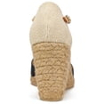 thumbnail image 3 of White Mountain Womens Mamba Canvas Ankle Strap Espadrilles, 3 of 3