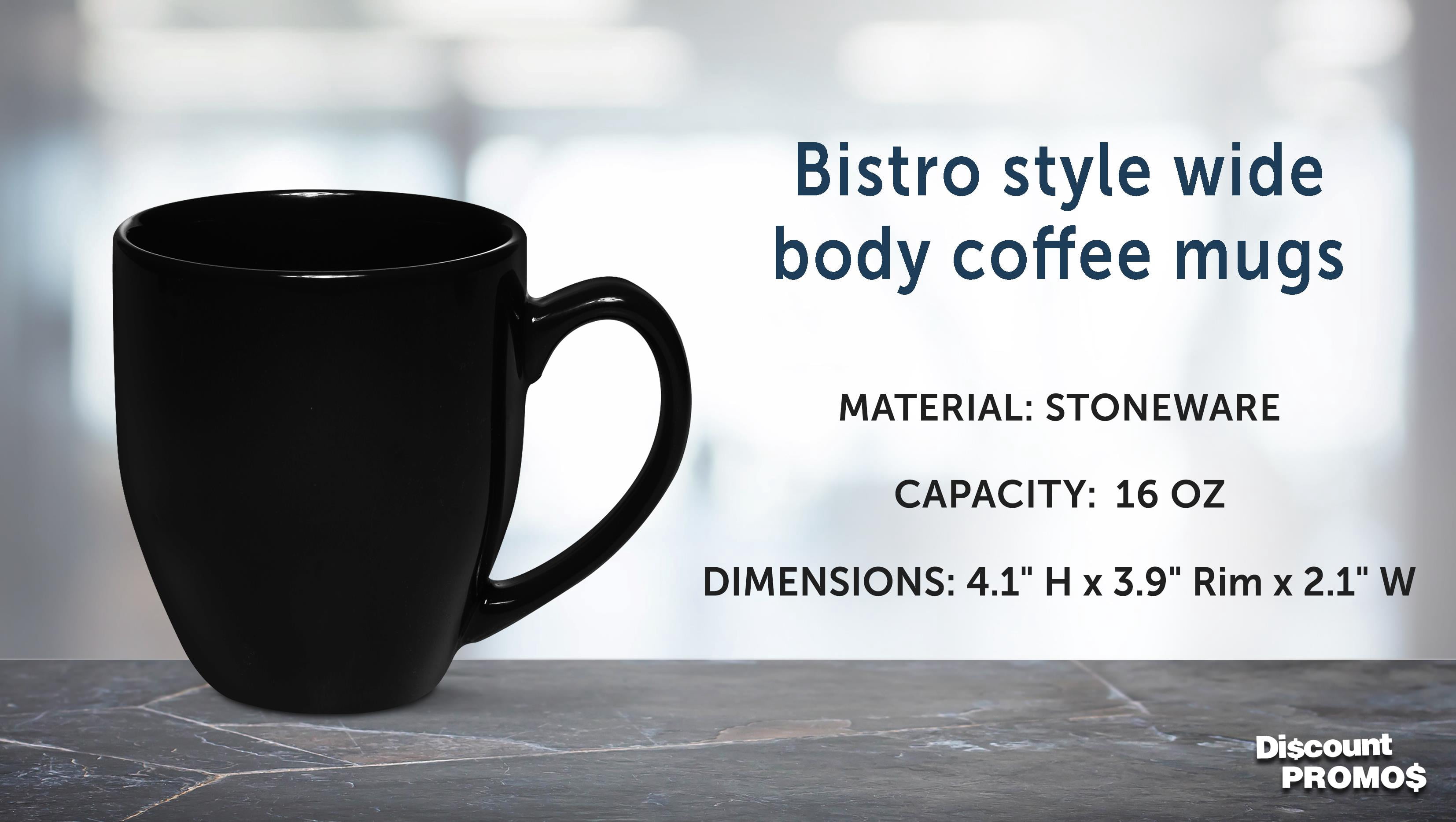 Large Coffee Cups 16 oz. Set of 10, Bulk Pack - Perfect for Tea, Espresso, Cappuccino, Hot Cocoa - Black
