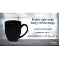 thumbnail image 4 of Large Coffee Cups 16 oz. Set of 10, Bulk Pack - Perfect for Tea, Espresso, Cappuccino, Hot Cocoa - Black, 4 of 5