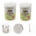 thumbnail image 3 of 2 latas de 360 bastoncillos de algodón de seguridad para bebés, bastoncillos para los oídos, suministros para bebés recién nacidos (blancos), 3 of 4