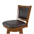 thumbnail image 4 of Boraam 51729 29 in. Broadmoor Swivel Bar Stool, Walnut, 4 of 4