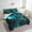Cyan, variant on Erosebridal Neon Green Bedding Sets Twin Size, Gradient Geometry Comforter Sets with Sheets, Super Cozy Bedding Accessories Room Decor, Reversible 7pcs