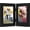 Black, variant on Hinged 5x7 Picture Frame with Shatter-Resistant Glass - Double Picture Frames with Engineered Wood - Signature Collection - Photo Frame for Tabletop Display - Light Wood