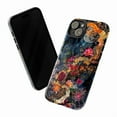 thumbnail image 4 of Elegant Oriental Floral Tapestry Phone Case, Vintage Boho Aesthetic Protective Cover for iPhone 16 15 14 13 12 11 Pro Max Plus Mini, 4 of 6