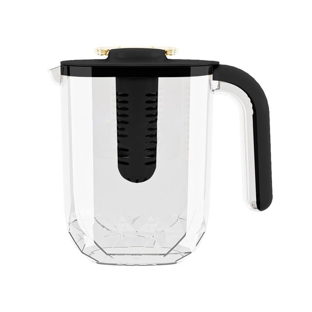 Bwiyojiz Home, Garden & Tools Gadgets Kitchen Dining Cold Kettle with Faucet Filter in Refrigerator 1.8L Large Capacity Storage for Fruit Dispenser Teapot Lemonade Bucket, Gifts for Friend, Black