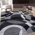 thumbnail image 2 of Tapis Moderne Contemporain 6' 6" X 9' Gris, 2 of 5