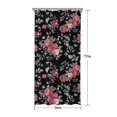 thumbnail image 5 of Pioneer Flower Floral Print Pattern Shower Curtain 36"x72" ,Bathroom Decorative Shower Curtains Set with 12 Hooks,Modern Waterproof Washable Shower Curtain, 5 of 6