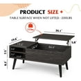 WLIVE Lift Top Coffee Table, Coffee Tables for Living Room, Lift Top