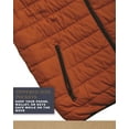 thumbnail image 4 of Bass Creek Outfitters Mens Puffer Vest - Lightweight Outdoor Zip Up Sleeveless Packable Vest, 4 of 7