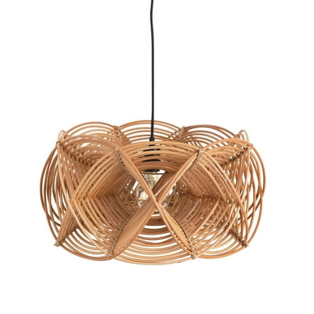 

Bloomingville Hand-Woven Rattan Pendant Lamp 8 Cord (60 Watt Bulb Maximum Hardwire Only)