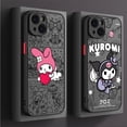 thumbnail image 4 of Hello Kitty Kuromi Melody Matte Case For Apple iPhone 15 11 14 13 12 Pro 7 XR X XS Max 8 Plus 6 6S SE 2022 15Pro Phone Cover RJ, 4 of 6
