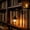 Classic Lantern, variant on Library Lantern Bookshelf Lamp, Mini LED Bookshelf Light Slides Between Books, Warm Amber Glow Book Nook Light for Shelf Decor, Reading Corner & Book Lovers Gift(WH)