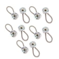 thumbnail image 4 of tredstone 1/2/3/5 1 Bag Shirt Collar Extender Non-irritating Fabric Elastic Seamless Saving Money Neck Multifunctional Durable Replace Rope Buckle Bright Colorful 5PCS, 4 of 6