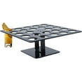thumbnail image 2 of 1 set Acrylic Wine Glass Holders Square Black 300x300x110mm Inner Diameter: 40mm, 2 of 9