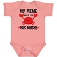 thumbnail image 3 of Inktastic Meme Loves Me Grandson Boys or Girls Baby Bodysuit, 3 of 5